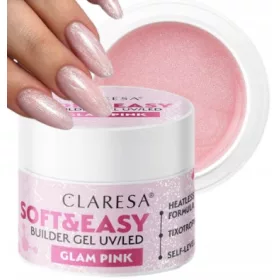  CLARESA BUILDING GEL SOFT&EASY GLAM PINK 90g