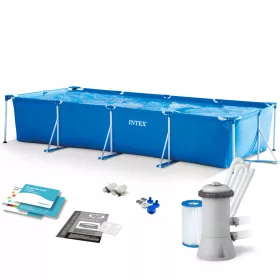  Piscina cu cadru dreptunghiular Intex 450 x 220 cm