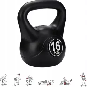    16 kg Kettlebell rusă Kettlebell 16 kg antrenament sport sală