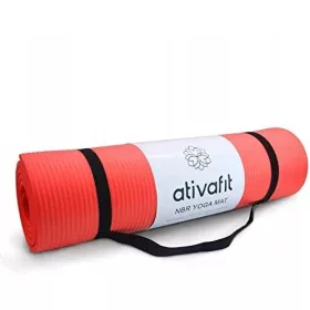  Covoraș de exerciții Ativafit 183 cm x 61 cm roșu