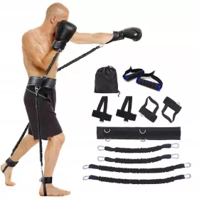    Set benzi de rezistenta pentru antrenament box si sarituri Muscleforge KF-69 12 buc.