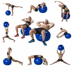  Tunturi Minge de gimnastica TUNTURI 75 cm neagra