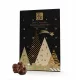  CALENDAR DE AVENIMENT CU CIOCOLATA NEGRA 70% SI DULCIURI FARA LACTOZA CACAO BIO