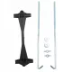  clemă baterie de 7 inchi Kit de 10 inchi