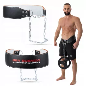    CUREA DE IMMERSION CUREA DE GREUTĂȚI DIN PIELE PENTRU DIPE ȘI PULL-UP-uri DBX BUSHIDO WB-2