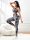  SET SPORT SUTEN GREY TIE DYE + LEGGINGS SHEIN S 36