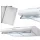  Hota de bucatarie sub dulap - absorbant 50 cm Berdsen BE-10-A alb