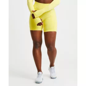  D05U013 PANTOR SORRT SPORT GALBEN SHORT AYBL XS