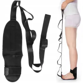   Curea de întindere a picioarelor pentru yoga și fitness, elasticitate 24x16 cm