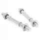  2x Haltera scurta pentru gantere 36cm 30mm + 4x Cleme