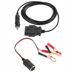  Cablu de alimentare de urgență OBD II ECU vehicul 12V