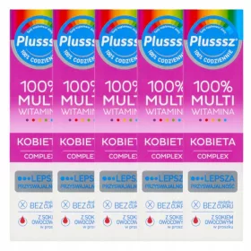   Complex Multivitaminic Plusssz 100% pentru Femei - 20 Tablete Efervescente