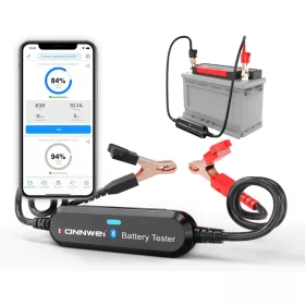  Tester baterie auto BK100, compatibil Bluetooth, 6/12 V