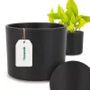 Husa ceramica neagra mata Ceramik 30,5 × 32 cm