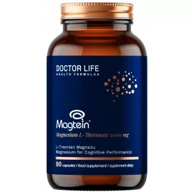   Doctor Life Magneziu L-Treonat 2000mg - 90 capsule pentru concentrare și somn de calitate