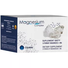   Colway™ Magnesium Complex cu Vitamina B6 - Supliment Alimentar 60 Capsule