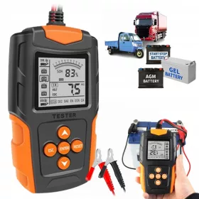  TESTER DIGITAL DE BATERIE 12V 24V 3Ah - 200Ah