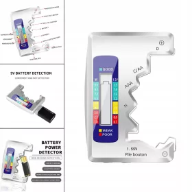    Tester digital pentru baterii Harilla pentru izolare argintie