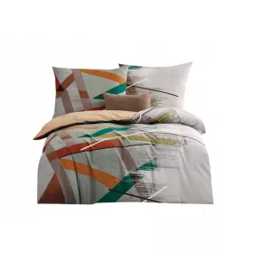   Set de lenjerie de pat din bumbac satinat Elway, dimensiune 160x200 cm