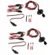  2x conector rapid SAE pentru montare pe panou auto, priză impermeabilă