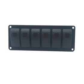    PANOU LED PENTRU MAȘINĂ REMORCĂ YACHT BARCA 6 COMUTĂTORI 12V 24V