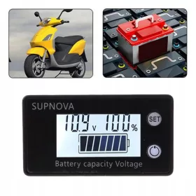    Tester de capacitate a bateriei cu plumb acid și litiu de 8V DC, stil2
