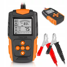  TESTER BATERIE AUTO INTELIGENT 2 7 LCD 12V 24V 3AH 200AH