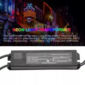  Neon Light Sign Alimentare cu transformator electronic