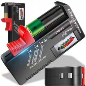 TESTER ANALOG ȘI CONTOR BATERIE AA AAA R14