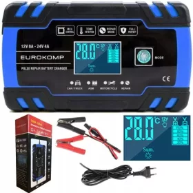  REDRESSOR BATERIE ÎNCĂRCĂTOR LCD 12V 24V 8A