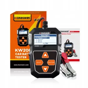    Tester baterie auto KW208 KONNWEI Tester 12V 100 până la 2000CCA