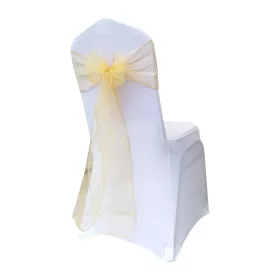    10 BUC. SCAUN PANGLICĂ CU FUNCIUNE DECORATIE NUNTA BANCET (AURU)