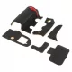  2X6 bucăți Grip USB cauciuc unitate față spate