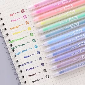  Set pixuri gel colorate 9/12 BUC. Kawaii albastru 0.5
