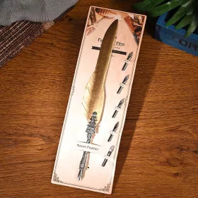  Set de 5 bucăți Pene Metal Pene Argintiu BNB