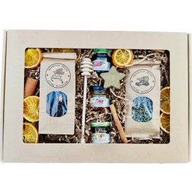    Set Cadou de Craciun Set Cos Cadou de Craciun Set Ceai cu Miere