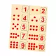  10x Blocuri de numărat din lemn, manipulări matematice pentru copiii mai mari