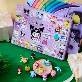    Set, Sanrio Kuromi, Melody, Cinnamoroll, Set cutie pentru păpuși Hello Kitty