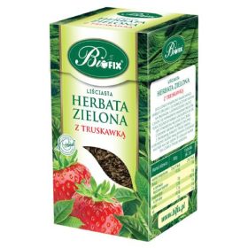  Bifix ceai verde din frunze vrac cu capsuni 100 g