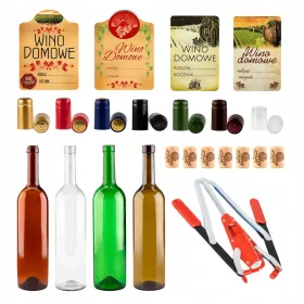  30x STICLE DE VIN 0,75L 750ML PLETA DE KORKOWN
