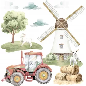   Set de Autocolante Decorative XL pentru Cameră Copii de la OSOMHOME®