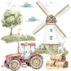 Set de Autocolante Decorative XL pentru Cameră Copii de la OSOMHOME®