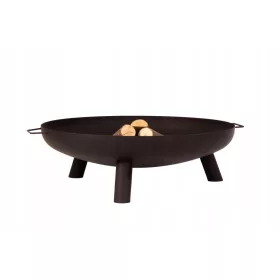 Focar De Gradina Otel Vopsit Negru Sudat Corfu 85 cm