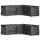 Husă Protecție Mobilier de Grădină PE 285x285x90 cm Negru Rezistentă UV/Apă 2 buc
