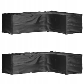   Husă de Protecție pentru Mobilier de Grădină, PE Negru, 260x210x80 cm, Rezistentă la UV și Apă