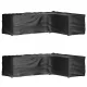 Husă de Protecție pentru Mobilier de Grădină, PE Negru, 260x210x80 cm, Rezistentă la UV și Apă