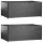 Huse pentru Mobilier de Grădină din PE Negru 180x122x75cm Rezistente la UV și Apă