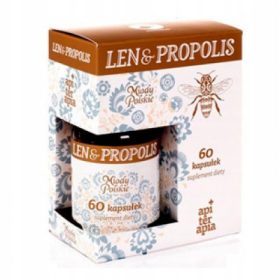    Capsule Flax & Propolis 60 buc Imunity shot, vitamin bomb for health