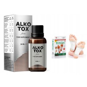   Alkotox + 2 Plasturi Detoxifiere Kinoki Gratuit – Supliment pentru Detoxifierea Alcoolică