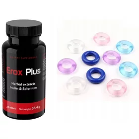   Erox Plus: Supliment Natural pentru Bărbați - Capsule pentru Potență și Libido